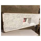 Marble Vanity Top with Bowl Granite Top Broken  Customer Returns See Pictures