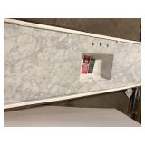 Marble Vanity Top with Bowl Granite Top Broken  Customer Returns See Pictures