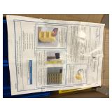 Triton Products 4-1/8 in. W Storage Bin in Yellow and Blue (26-Piece) Customer Returns See Pictures