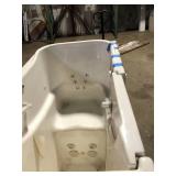 Gelcoat Premium Series 52 in. x 30 in. Left Hand Walk-In Whirlpool Bathtub in White by American Standard Customer Returns See Pictures