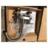 Glacier Bay Garrick 4 in. Centerset 2-Handle High-Arc Bathroom Faucet in Brushed Nickel  Customer Returns See Pictures