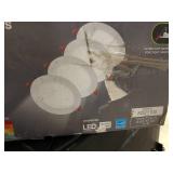 Commercial Electric Premium Series 6 in. LED, 2-Level Lumen Select, Ultraslim Canless Recessed Light, Adjustable CCT (4-Pack)  Customer Returns See Pictures