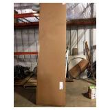 Hampton Bay 8 ft Straight Laminate Countertop Kit Included in Gloss Calcutta Marble with Full Wrap Ogee Edge & Backsplash customer return see pictures