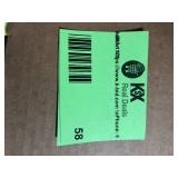 clopay classic steel short panel 8 ft. x 7 ft. inslulated 6.5 R-value white  Garage Door without windows customer returns see pictures