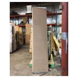 clopay classic steel short panel 8 ft. x 7 ft. inslulated 6.5 R-value white  Garage Door without windows customer returns see pictures