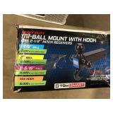 TowSmart Up to 14,000 lb. 1-7/8 in., 2 in, and 2-5/16 in. Ball Diameters Adjustable Trailer Tri-Ball Mount with Hook   Customer Returns See Pictures