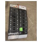 Lot of 2 CargoSmart 12" x 90" Hybrid S-Curve Centerfold Loading Ramp, 750 lb. customer return see pictures