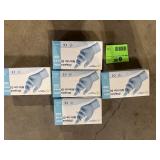 Lot of 5 boxes of Disposable Nitrile Gloves
