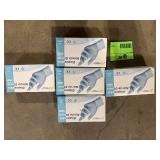 Lot of 5 boxes of Disposable Nitrile Gloves