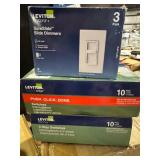 Lot of assorted Leviton Switches customer return see pictures