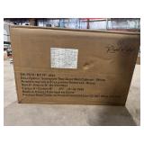 RiverRidge Home Somerset 22.88 in. W x 24.38 in. H x 7.88 in. D 2-Door Bathroom Laundry Wall Mount Storage Medicine Cabinet in White