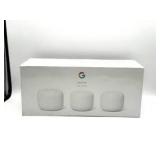 Google Nest Wifi - Mesh Router AC2200 and 2 Points with Google Assistant - 3 Pack Customer Returns See Pictures