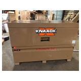 Knaack 49 in. W x 30 in. L x 72 in. H, Steel Jobsite Storage Piano Box Customer Returns See Pictures