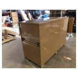 Knaack 49 in. W x 30 in. L x 72 in. H, Steel Jobsite Storage Piano Box Customer Returns See Pictures