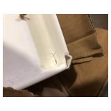 MAAX Olympia 60 in. x 32 in. Single Threshold Acrylic Shower Base with Left Drain in White Damaged Customer Returns See Pictures