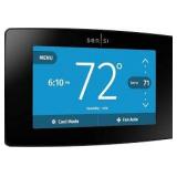 Sensi Touch Smart Thermostat, Touchscreen Color Display, Wi-Fi r-day Programmable , Data Privacy- Black Customer return see pictures
