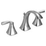 MOEN Voss 8 in. Widespread 2-Handle High-Arc Bathroom Faucet Trim Kit in Brushed Nickel (Valve Not Included) Customer return see pictures