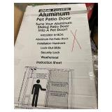 IDEAL FastFit Aluminum Pet Patio Door 15x20 Flap Size
