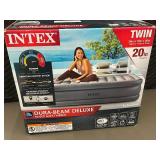Intex Dura-Beam Deluxe Twin Airbed - 20in Height