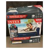 Intex Dura-Beam Deluxe Ultra Plush Headboard Airbed Queen 18in