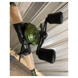 Pflueger Monarch Green Rod - Blue Rod Fishing Poles