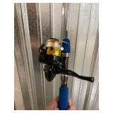 Pflueger Monarch Green Rod - Blue Rod Fishing Poles
