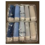 TRELLV 10x Travel Toiletry Bottles Kit - Leak-Proof TSA Carry-On