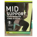2x CEP Mid Support Knee Sleeves XL - Black