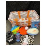 Bluescape Shark Split Ring - Pool Toys Lot With Tote