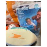 Bluescape Shark Split Ring - Pool Toys Lot With Tote