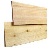 11/16" x 8" Western Red Cedar Bevel Siding – Utility Grade