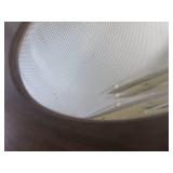 (EW5) Vintage Wood In-Wall Mount Va...