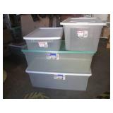 (G-1) 2 Large 2 Smaller Totes with ...