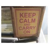 (EW4) Tote of Assorted Wall Decor a...