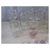 (A-3) Assorted Vintage Milk Bottles...