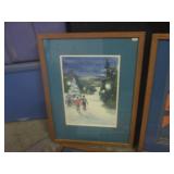 (EW4) Assorted Framed Vintage Print...