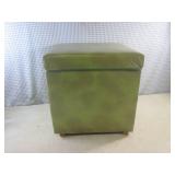 (EC1) Vintage Md-Century Green Viny...