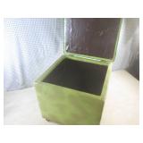 (EC1) Vintage Md-Century Green Viny...