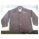 (BR1) Davoucci Brown Denim Jacket S...
