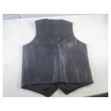 (BR1) Gino Leathers Leather Vest Si...