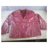 (BR1) Terry Lewis Leather Jacket Si...