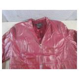 (BR1) Terry Lewis Leather Jacket Si...