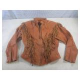 (BR1) Wilsons Leather Fringed Jacke...