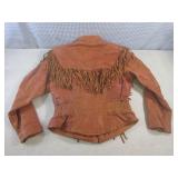 (BR1) Wilsons Leather Fringed Jacke...