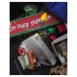 (F-1) 2 Boxes of Misc Christmas Dec...