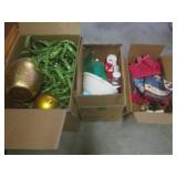 (EC1) 3 Boxes of Misc Christmas Dec...
