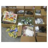 (EW6) 9 Boxes of Misc - Kitchen, De...