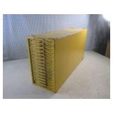 (EC1) Vintage Metal 14-Drawer File ...