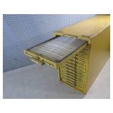 (EC1) Vintage Metal 14-Drawer File ...