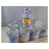 (B-3) 12 Cans of Peach Halves 15 oz...